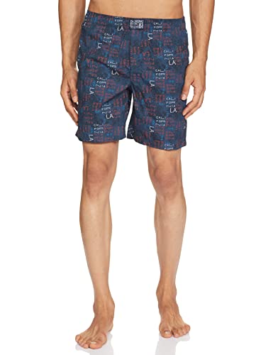 Image of Jockey US57 Men Super Combed Mercerized Cotton Woven Printed Boxer Shorts with Side Pockets (Prints May Vary)