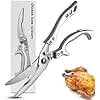 Kitchen Scissors, Professional Poultry Shears for Chicken Bone Meat Fish Vegetable, Heavy Duty Stainless Steel Sharp Kitchen Cooking Shears with Serrated Edge Safety Lock Hang Hole