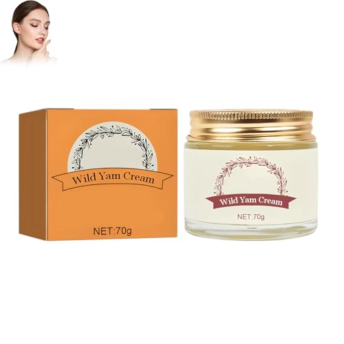 Wonsters 70 g Crema all'igname selvatico, biologica all'igname selvatico per donne, rassodante antirughe, Crema idratante rigenerante