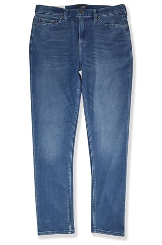 Banana Republic Mens 874988 Slim Fit Soft Slim Leg Travel Jeans, (33W x 30L, Medium Blue Wash 001)