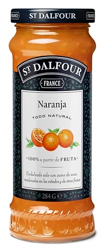 St Dalfour NARANJAS| Fruta triturada | Mermelada natural 284g | 100% fruta sin azúcares añadidos
