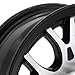 RecPro RV T16 Aluminum Wheel | Black Metal Rim | 14