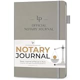 Legend Notary Journal – Hardcover Notar-Logbuch mit vorgedruckten Einträgen – Notarbuch für Notarakte – Not ...