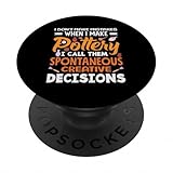 Pottery Spontane kreative Entscheidungen PopSockets Klebender PopGrip