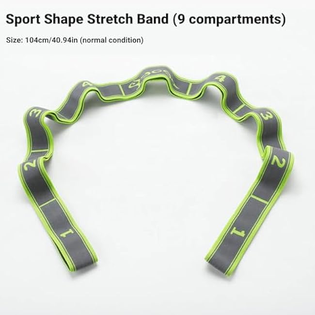 Stretch Band Strap Number Elastic Stretching Strap Exercise Bands Yoga Equipment for Exercise Fitness Workout Physical Therapy