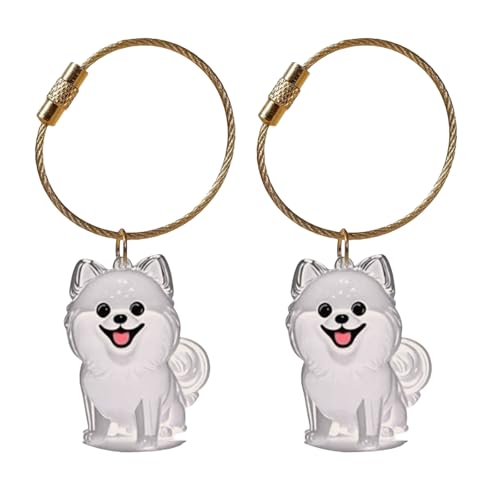Pet Hair Storage Keychain for Dog Cats and Small Animals Furs Keepsakes Box with Secure Closures and Minimalists Design Pet Hair