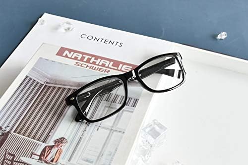 Eyekepper Readers Spring-Hinges Quality Classic Vintage Style Reading Glasses Black - 5