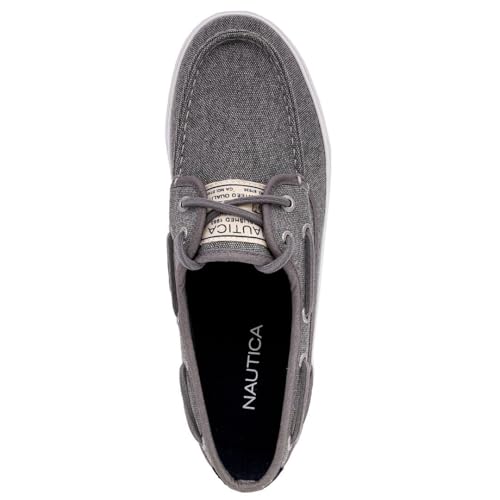 Image of Nautica Men's Casual Boat Shoes, Moc-Toe Loafers with Cushioned Insole, Deck Fashion Sneaker