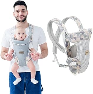Baby Carrier Sling, IULONEE Newborn Carrier Slings Infantino Baby Carrier Breathable Infant Wrap Carriers for 3-36Months Toddler Fabric Carrier Grey