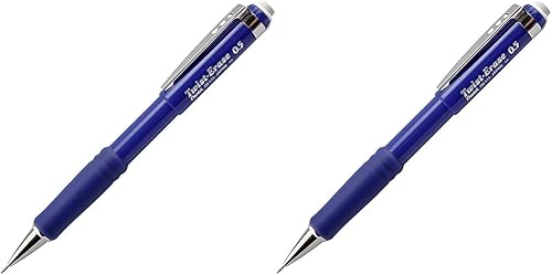 Pentel (R Twist-Erase(R) III - Lápiz automático, 0.020 in, azul, 1 unidad (paquete de 2)