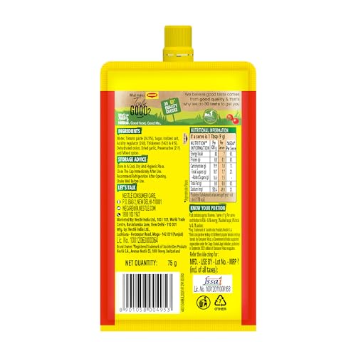 Image of MAGGI Pichkoo Tomato Ketchup, 75g /80g (weight may vary) (Pack of 3)