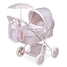 DE CUEVAS TOYS Coche Muñeca Plegable con Sombrilla Niza 38X65X60 Cm. con Almohada Y Colchón, Rosa, 85046