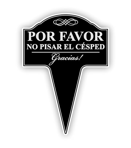 Por Favor No Pise El Césped (Keep Off Grass) Spanish Yard Sign 10x14