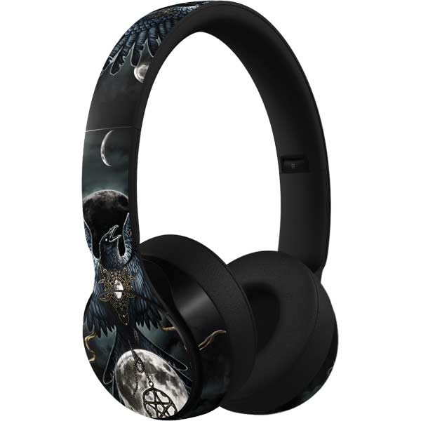 Skinit Decal Skin Compatible with Beats Solo Pro - Officially Licensed Sarah Richter Crow and Moon Phases by Sarah Richter Design