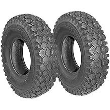 Set of 2 TIRES STUD 410X350X5 4.10X350X5 2 PLY CHENG SHIN