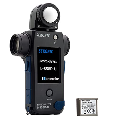 Sekonic L-858D-U SPEEDMASTER Light Meter Kit with RT-BR Transmitter Module for Broncolor