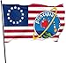 Produktbild anemone store Amerikanische Fuß-Flagge der Fliegen-Brisen-3x5 - Principia Mission Logo