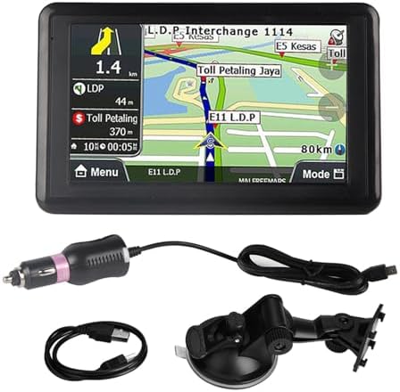 Nawigacja GPS, ekran Keenso Resistiver, pamięć 256 MB/8 GB, dożywotnie aktualizacje map, MP3/FM do samochodów osobowych i ciężarowych, nawigacja samochodowa z funkcją głosu