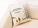 chillake Funny Classic Winnie The Pooh Quotes Pillow Covers - Pooh Pillow Case Cushion Cover for Sofa Couch Living Room Home Decor 18”x 18”Inch