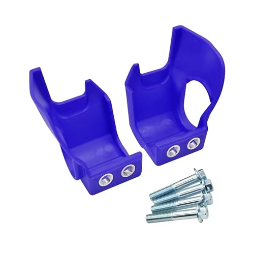 Protecteur de fourche moto Yamaha YZ et WR en plastique bleu haute résistance