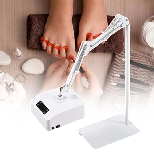 HCAUYNN LáMpara De UñAs para Pies, Recargable De 35 W, Secador De UñAs Led con Sensor Inteligente, LáMpara De Pie InaláMbrica para Curar Esmalte De Gel.