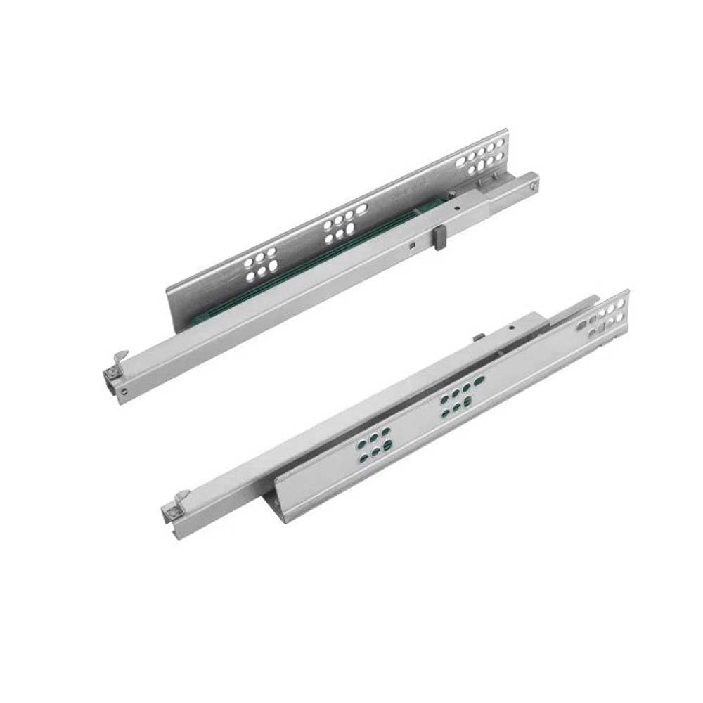 Hyderon Steel Quadro Tandem Runner Bottom Undermount Channel Slide Silent Soft Closing Hydraulic with Locking Device (450 mm 18-Inch Length, White) (B0BMQ87KN6) Amazon Price History, Amazon Price Tracker