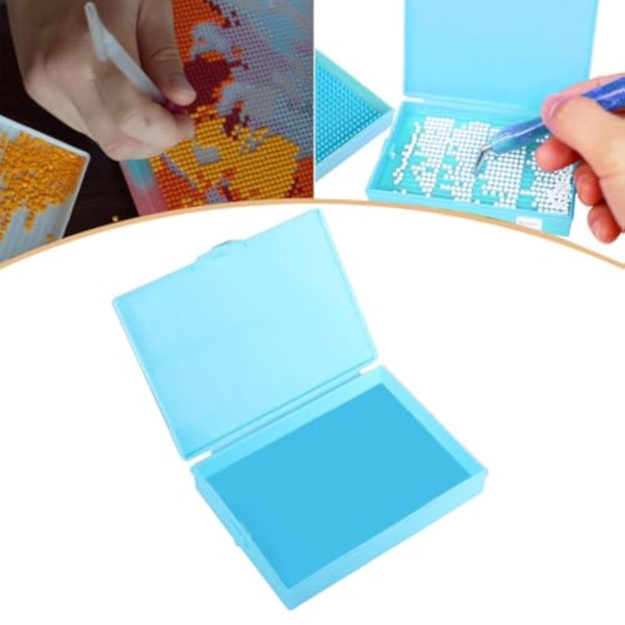 Diamond Art Tray with Lid for Workshop Art Making
