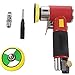 Air Sander Set Mini-Orbitalschleifer Pneumatische Winkel-Polierer-Sets mit Schleifkissen 2-Zoll-3-Zoll-Dual-Action für automatische Schleifwerkzeuge