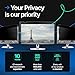 VINTEZ 34 Inch 21:9 Privacy Screen for Computer Monitor and Laptop - Anti Glare Protector Film Blue Light Filter Eye Protection - Computer Screen Privacy Shield, [1 Pack]
