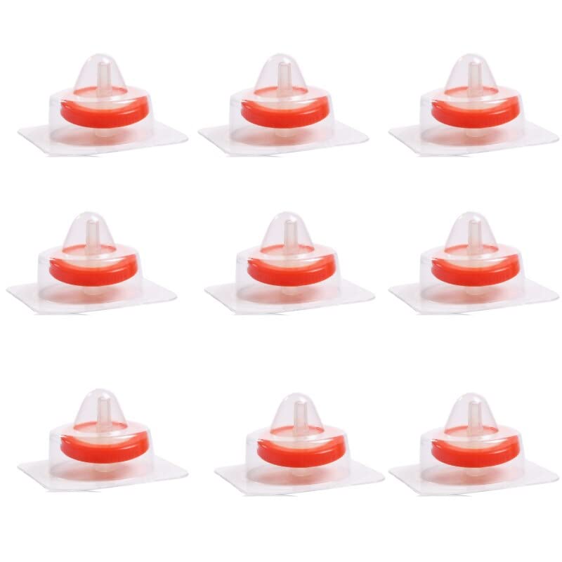 PTFE esteriliza el Filtro de jeringa 33mm 0.22um 0.45um Filtro de Aguja del Sistema de Agua hidrofílico/hidrofóbico 50pcs/Boxes (Size : Hydrophobic0.22)
