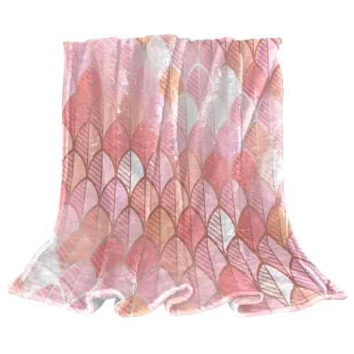Couverture polaire écaille de sirène microfibre douce 150x100cm - 2