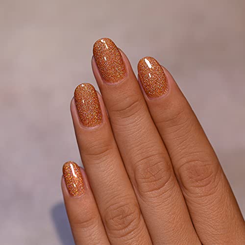 Image of ILNP Uptown - Lively Burnt Orange Ultra Holo Nail Polish