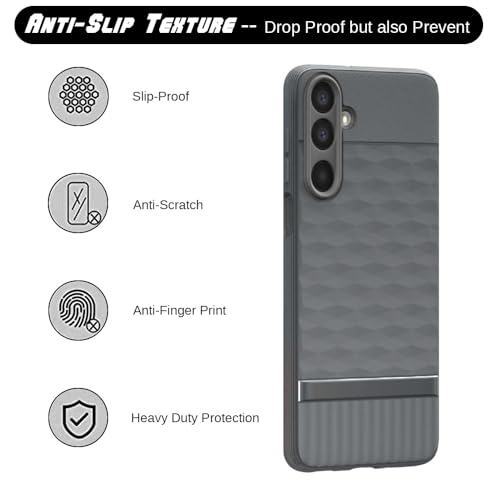Image of Shockproof Case for Samsung Galaxy M16 5G / F16 5G | Full Camera Protection | TPU Flexible Back Cover for Samsung Galaxy M16 5G / F16 5G (Graphite Grey)