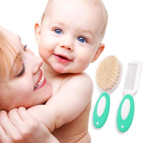 Bolivia's Bebek Saç Fırçası, Premium Yumuşak Silikon Kıllı, Yenidoğan ve Küçük Çocuklar İçin 3'lü Set, Konak Önleyici Özel Fırça, Hassas Bebek Cildine Uygun, Anne Bebek Bakım Seti - Görsel 5