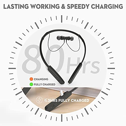 Minidiva Neckband Hearing Amplifier, Wireless Rechargeable Headphones Working For 80H With Noise Cancelling, Personal Pocket Listening Aid For Ears, Seniors & Adults #TOP2