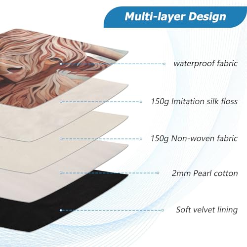 Funda para laptop Farmhouse Highland Cow 13-14 pulgadas miniatura 4
