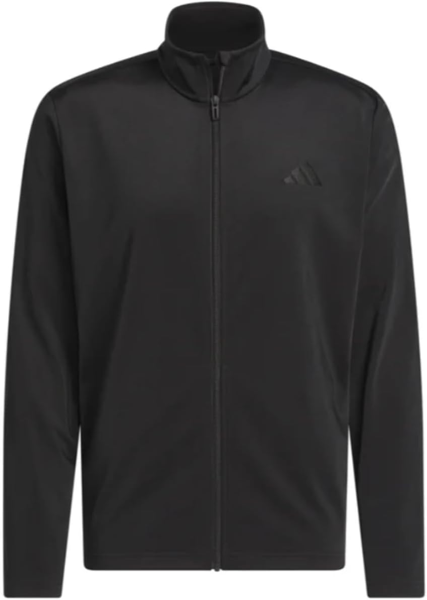adidas Men’s Full-zip Tricot Track Jacket (US, Alpha, X-Large, Regular, Regular, Black)