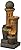 Sphere Jugs and Column Rustic Outdoor Floor Water Fountain 50" High with LED Light Cascading for Garden Patio Backyard Deck Home Lawn Porch House Relaxation Exterior Balcony - John Timberland