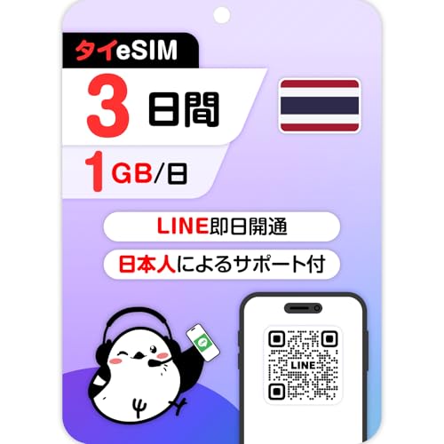 �y�^�C eSIM�z 1GB/�����bTrueMove H�bLINE�ő������s�b�f�[�^�ʐM��p (���{�l�ɂ��LINE�T�|�[�g)�b�L������90�� �^�C���s�E�o������ (�^�CeSIM)�beSIM-san(���[���ނ���) (3����)