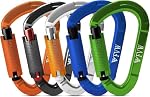 RIGINADO – Kletterausrüstung Karabiner Klettern,5 Stück UIAA-Zertifizie