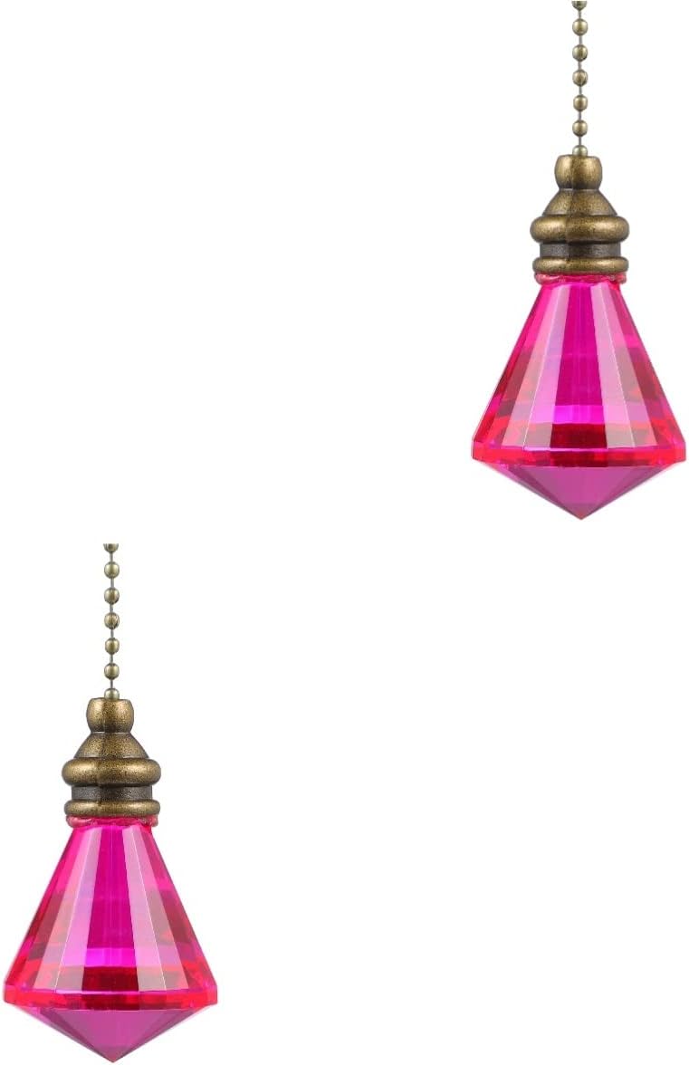 Mobestech 2 Piezas para Cadenas De Extensión Cadena De Adorno De Diamante Hermosa Ventana con Cuentas Colgantes En Forma De Iluminación Accesorios Decorativos Extensor De Piedras