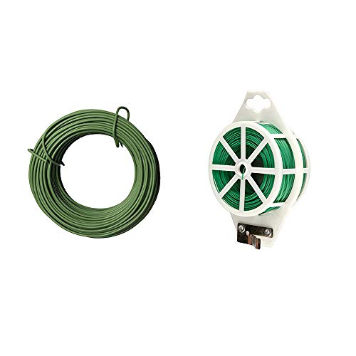 VIMOA Garden Twine Bonsai Training Wire 65 Feet 2mm Garden Twist Tie for Tomato Plants, Climbing Roses, Vines, Cucumbers, Squash and Wrapping Cords