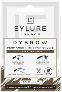 Eylure Dybrow - Tinte permanente para cejas, color marrón claro