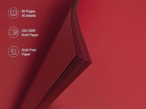 Álbum de fotos de papel kraft grueso premium y diseño elegante para bodas y aniversarios 6