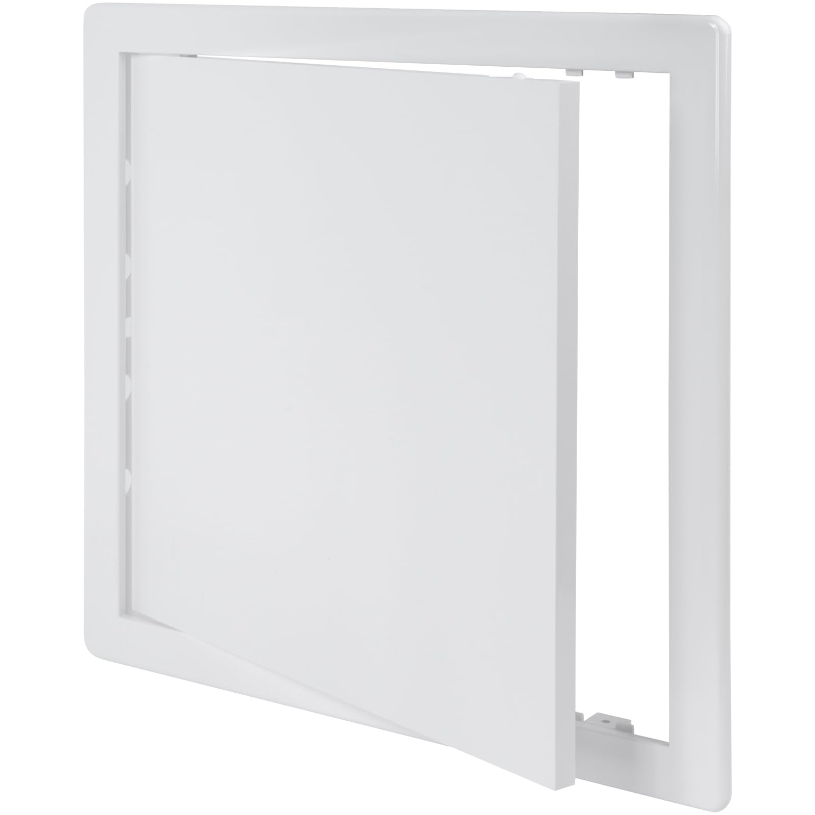 vent systems 12x12 inches access panel - easy access doors - abs plastic - access panel for drywall, wall and ceiling electrical and plumbing service door cover - exterior dimensions 12.7x12.7 inches white