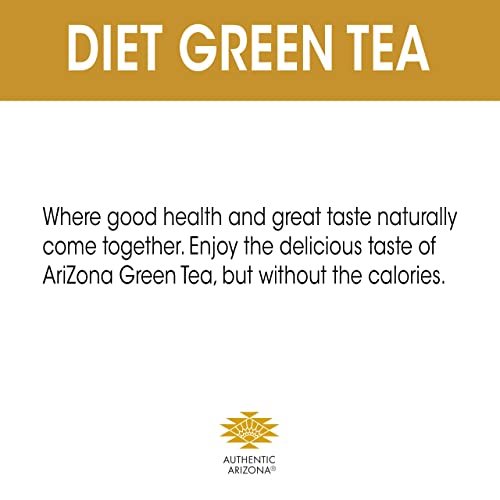 Image of AriZona Diet Green Tea with Ginseng and Honey - Big Can, 22 Fl Oz (Pack of 24)