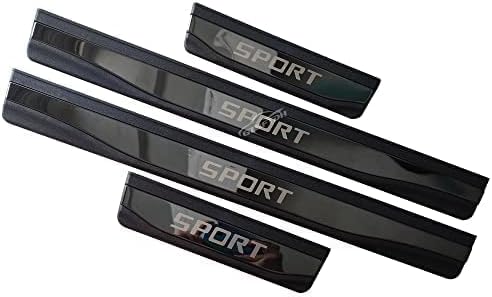 GZBFTDH Car Door Entry Guard, for Honda Accord Pilot Insight Passport Accessories, Auto Door Sill Protector Stainless Steel Kick Panels Scuff Plate (Pilot 2019-2022)