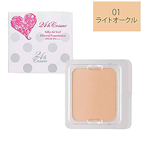 最安値 ナチュラピュリファイ研究所 24h Cosme シルキーエアヴェール ミネラルファンデーション リフィル 01 11gの価格比較