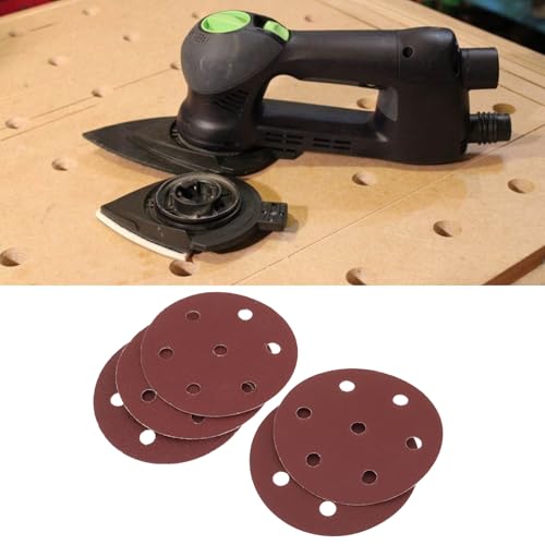 VGOL 50 Stück Exzenterschleifer-Schleifscheiben 90 Mm Gelocht 7-Loch Kompatibel mit FESTOOL RO 90 DX