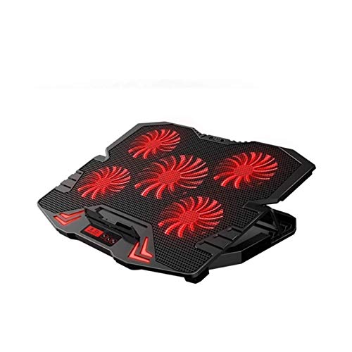 Base refrigerante para laptop con 5 ventiladores miniatura 1